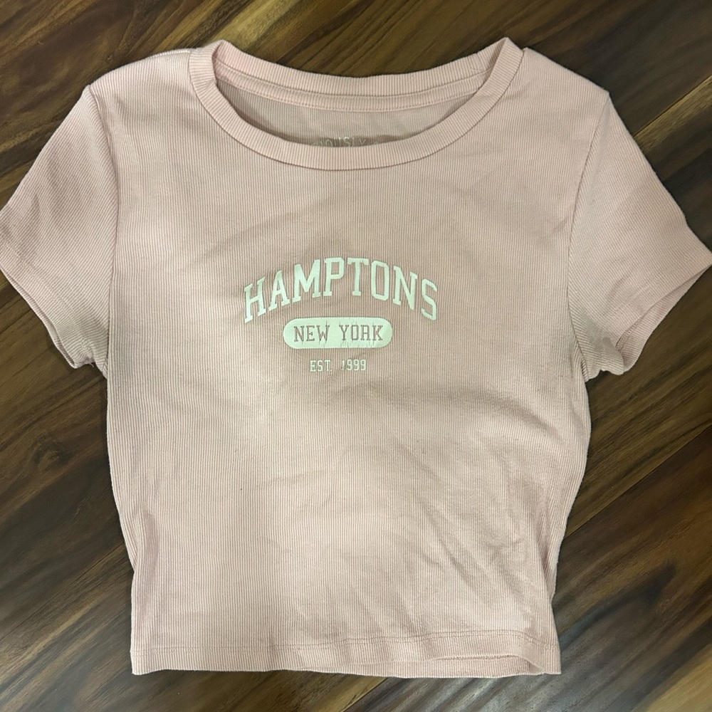Aeropostale Pink Seriously Soft Baby Tee